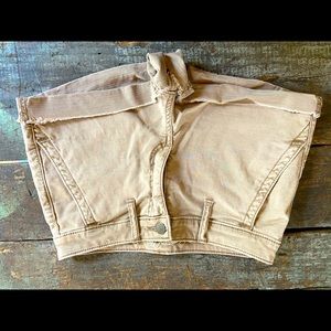 Beige/khaki shorts size 25.